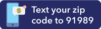 text your zip code to 91989